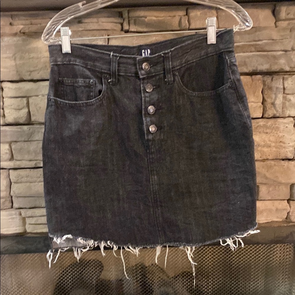 GAP Black Mini Skirt Casual Night‎ Out